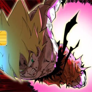 Sticker Carte Bancaire Dragon Ball Freezer VS Goku