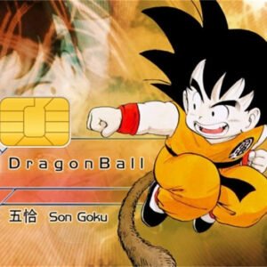 Sticker Carte Bancaire Dragon Ball Goku Enfant