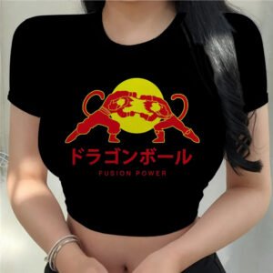 Crop Top Dragon Ball Pouvoir de la Fusion