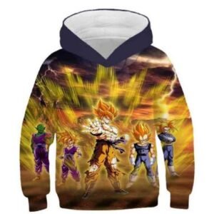 Sweat DBZ Enfant Rage Saiyan