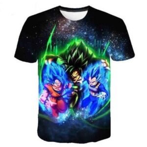 T-Shirt Dragon Ball Super Goku & Vegeta vs Broly