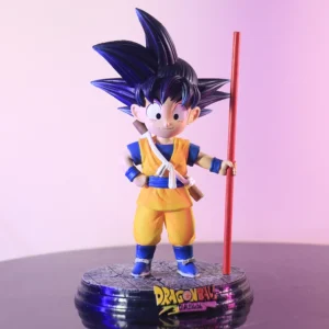 Figurine Dragon Ball Goku Petit et son Bâton Magique