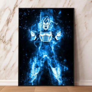 Poster Dragon Ball Vegeta Explosion d’Aura