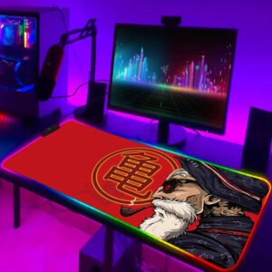 Tapis de Souris RGB Dragon Ball Tortue Géniale (solo, rouge)