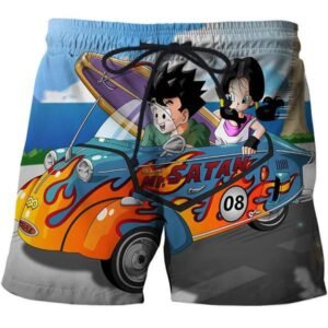 Short de Bain Dragon Ball Gohan et Videl