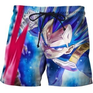 Short de Bain Dragon Ball Vegeta SSJ Blue
