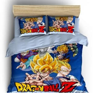 Housse de Couette DBZ Equipe Saiyan