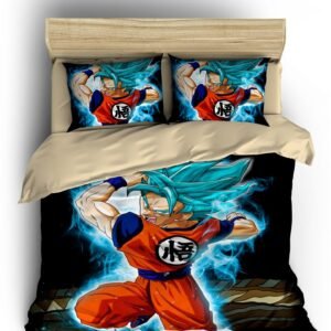 Housse de Couette DBS Goku Blue Attaque