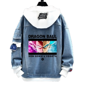 Veste en Jean Dragon Ball Son Goku x Vegeta