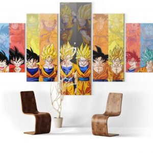 Tableau Dragon Ball Goku Transformation