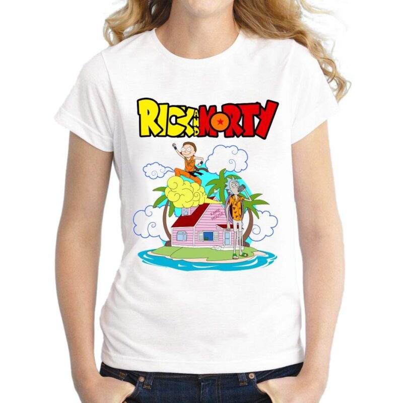 T-Shirt DBZ Femme Rick et Morty – Image 2