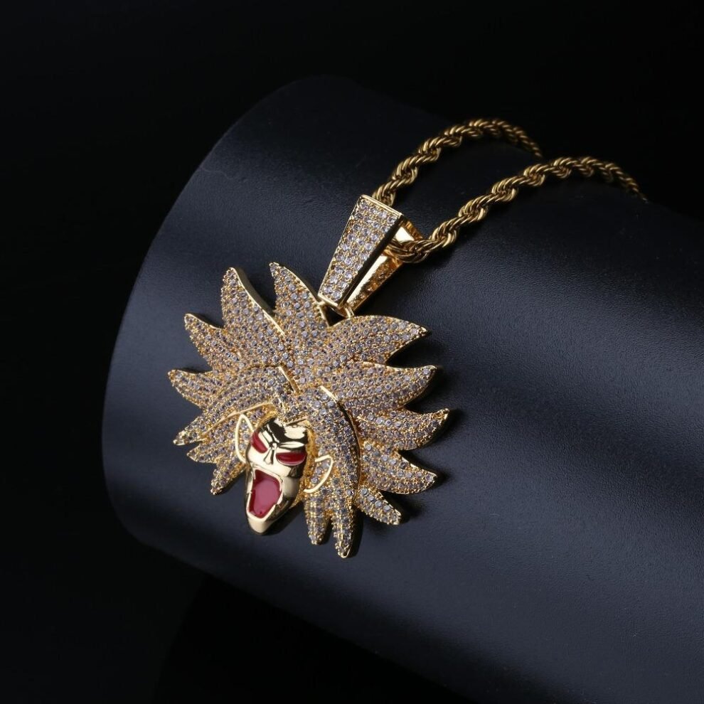 Collier Dragon Ball Z Broly Super Saiyan – Image 3