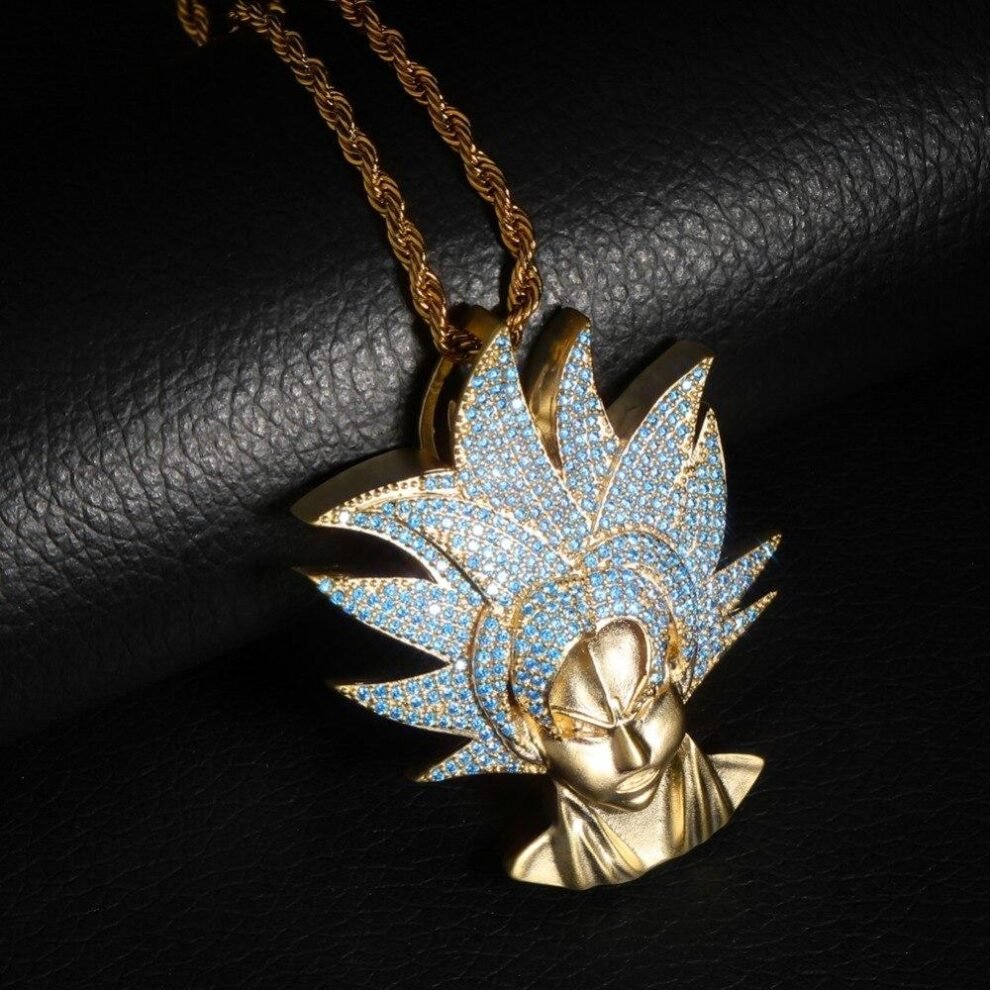 Collier Dragon Ball Z Goku Super Saiyan – Image 3