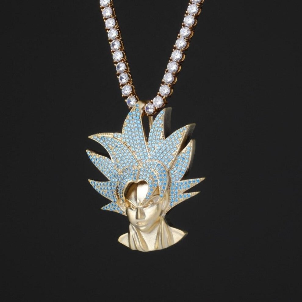 Collier Dragon Ball Z Goku Super Saiyan – Image 2