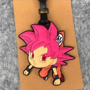 Étiquette de Bagage DBZ Goku SSJ God