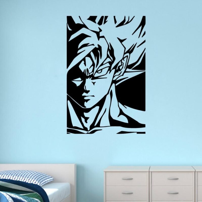 Sticker Mural Dragon Ball Puissance Saiyan – Image 2