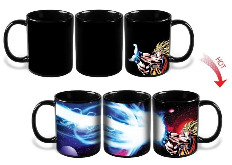 Mug Thermosensible DBZ Goku SSJ1 Kamehameha