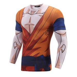T-Shirt Compression Long Goku Dragon Ball Super