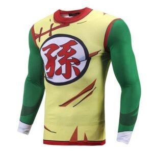 T-Shirt Compression Long Son Gohan