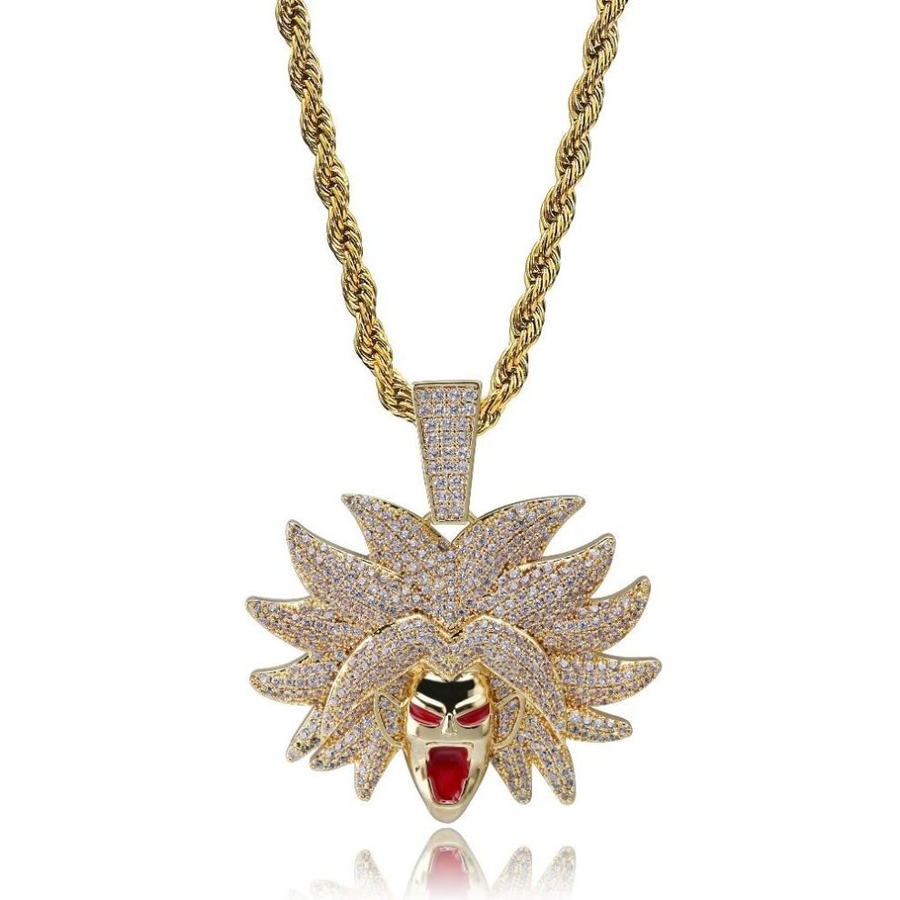 Collier Dragon Ball Z Broly Super Saiyan – Image 2