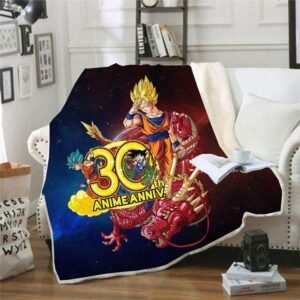 Plaid Dragon Ball Z Anniversaire