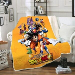 Plaid Dragon Ball Super Épopée Saiyan