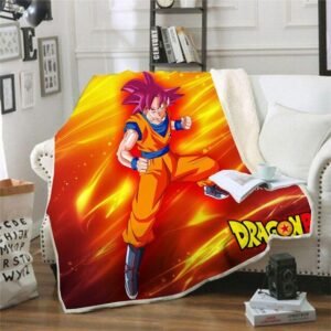 Plaid Dragon Ball Super Goku SSJ God