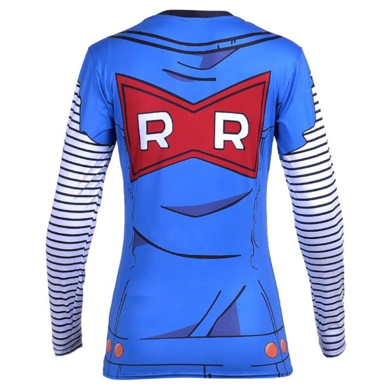 T-Shirt Dragon Ball Z Femme C-18 – Image 2