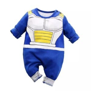 Grenouillère Enfant DBZ Tenue Vegeta (bleu)