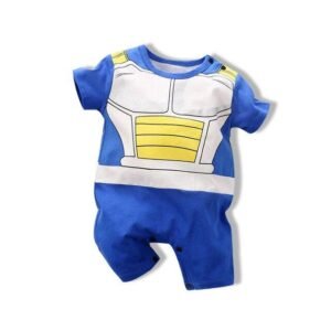 Grenouillère Enfant DBZ Vegeta tenue Saiyan (Courte)