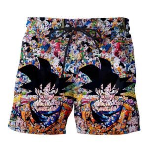 Short de Bain Dragon Ball Goku Mashup