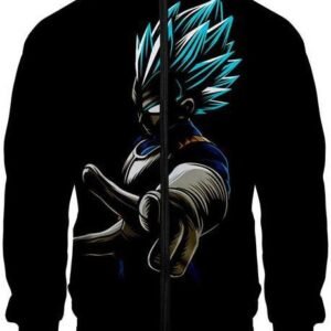 Veste Survêtement DBZ Vegeto SSJ Blue