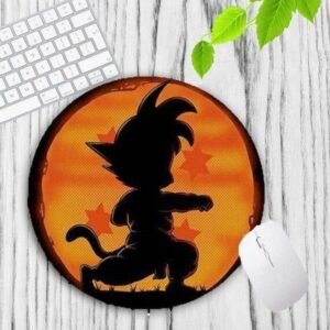 Tapis de Souris Rond DBZ  Goku Entrainement