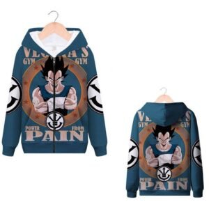Sweat Zip DBZ Vegeta Gym