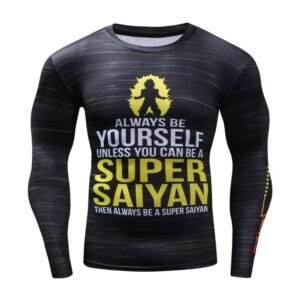 T-Shirt Compression Long Super Saiyan