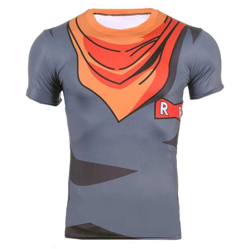 T-Shirt Compression Cyborg Menaçant