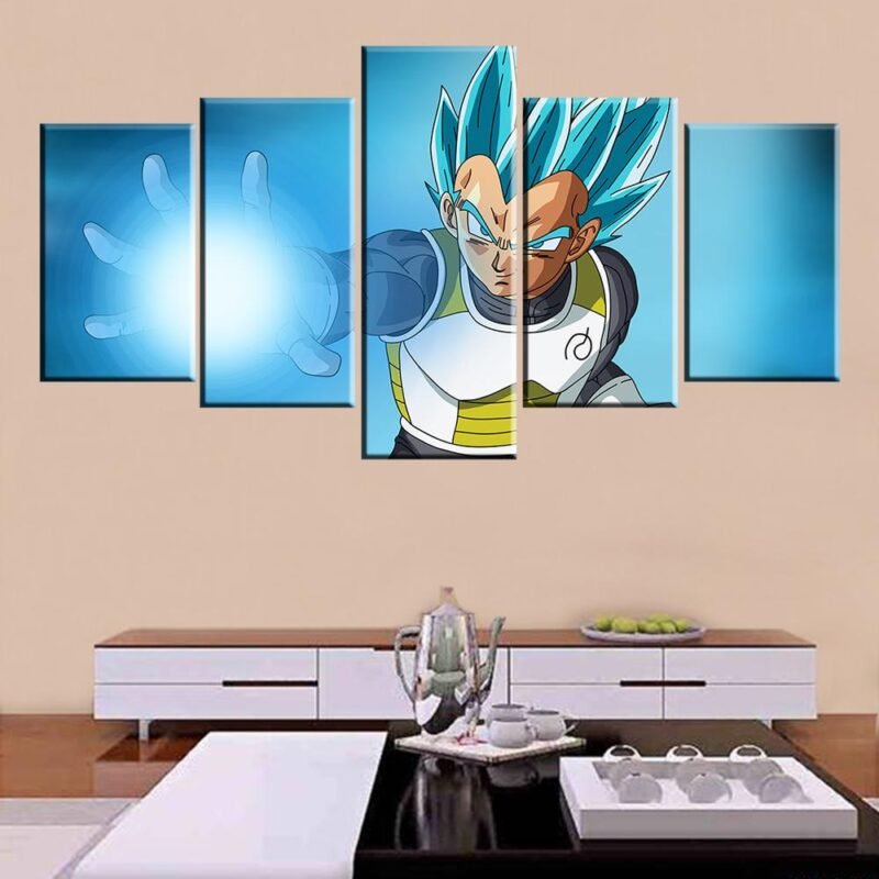 Tableau Dragon Ball Super Vegeta SSJ Blue – Image 3