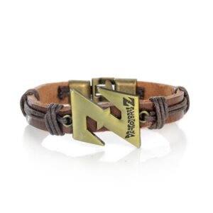 Bracelet Dragon Ball Z Sangoku (Cuir Brun)