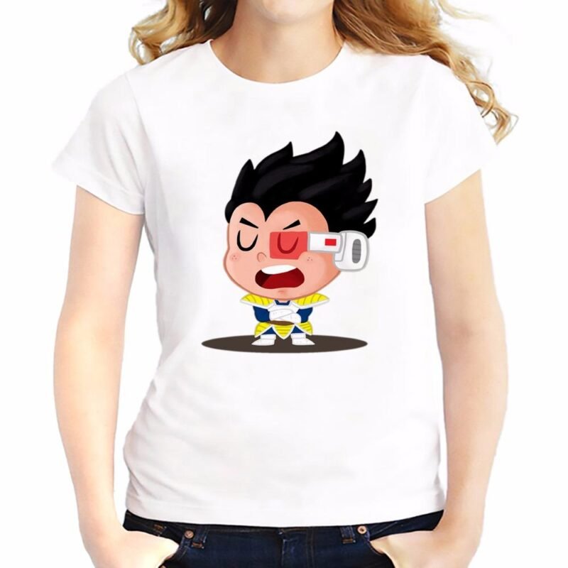 T-Shirt DBZ Femme Mini Vegeta – Image 2