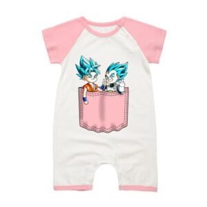 Grenouillère Enfant DBZ Goku & Vegeta Blue
