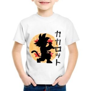 T-Shirt DBZ Enfant Goku Kamehameha