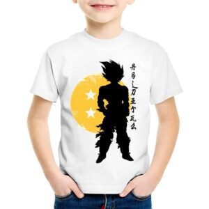 T-Shirt DBZ Enfant Guerrier Saiyan