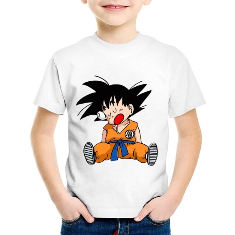 T-Shirt Enfant Dragon Ball Z Super Sieste