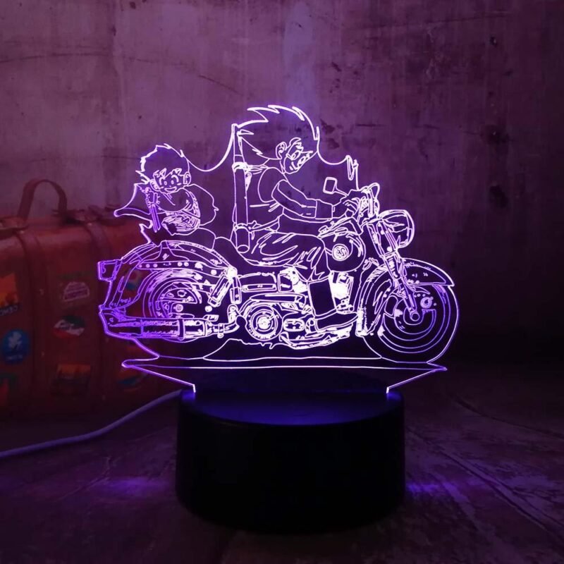 Lampe LED 3D Dragon Ball Goku & Gohan Petit – Image 6