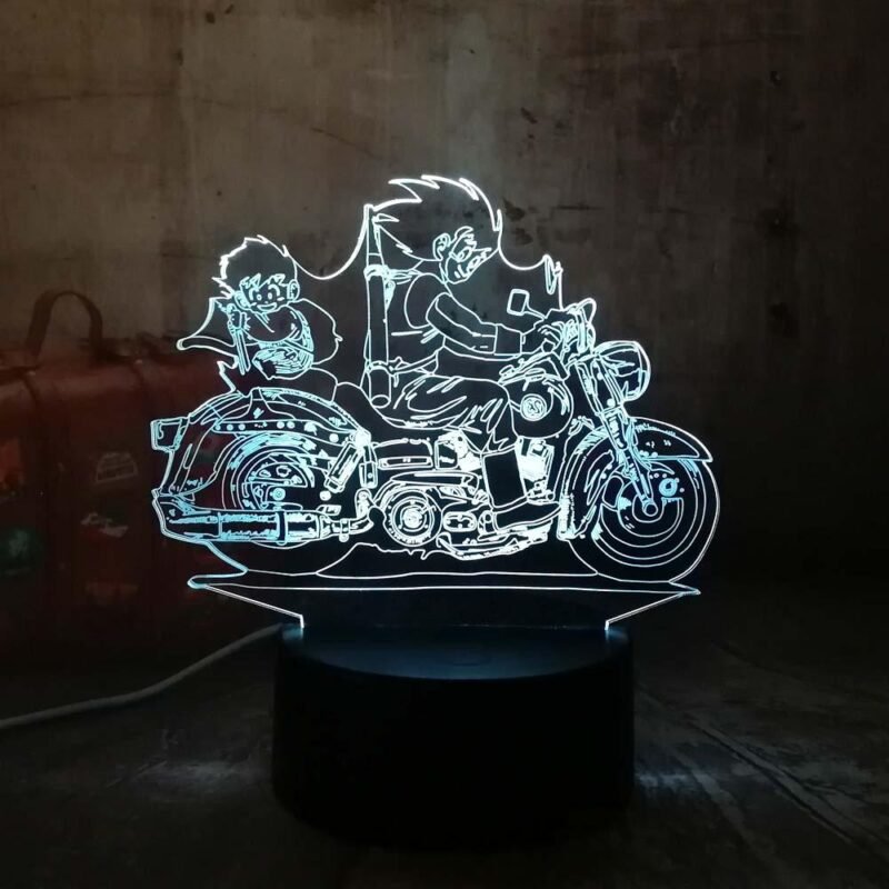 Lampe LED 3D Dragon Ball Goku & Gohan Petit – Image 7