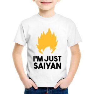 T-Shirt DBZ Enfant I’m Just Saiyan