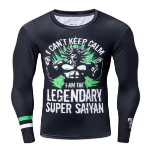 T-Shirt Compression Long Rage Légendaire