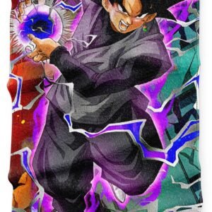 Serviette Dragon Ball Black Goku Kaméhaméha
