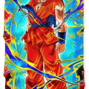 Serviette Dragon Ball Goku SSJ Blue