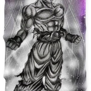 Serviette Dragon Ball Goku Négatif